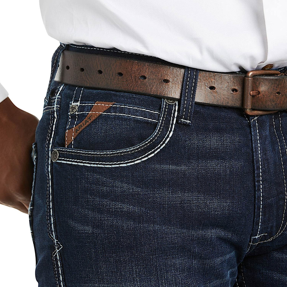 Ariat Men’s M5 Slim Stretch Coltrane Stackable Straight Leg Jean - Nightingale