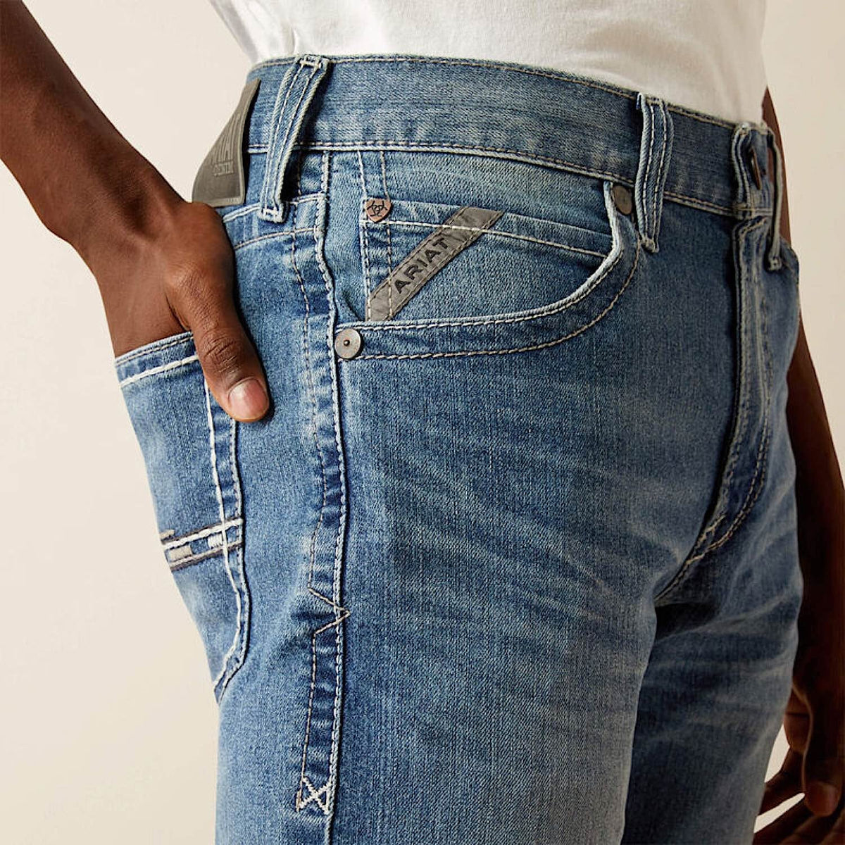 Ariat Mens M5 Straight Forrest Straight Leg Jeans - Clarence