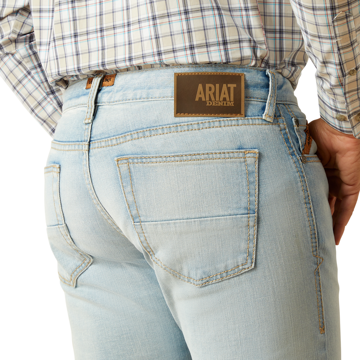 Ariat Mens M8 Modern Grizzly Slim Leg Jeans - Leland