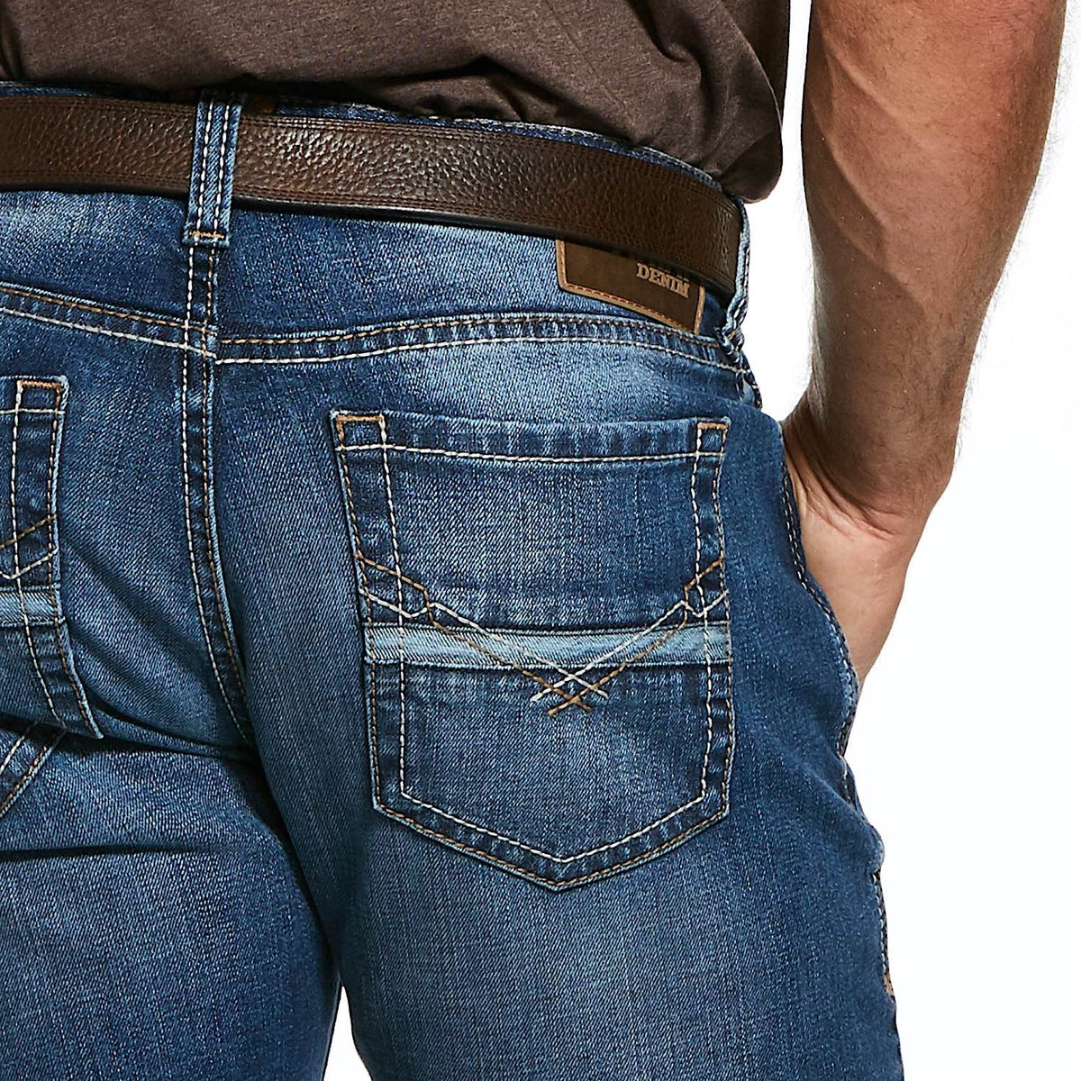 Ariat Men’s M7 Rocker Stretch Nassau Stackable Slim Straight Leg Jean - Summit