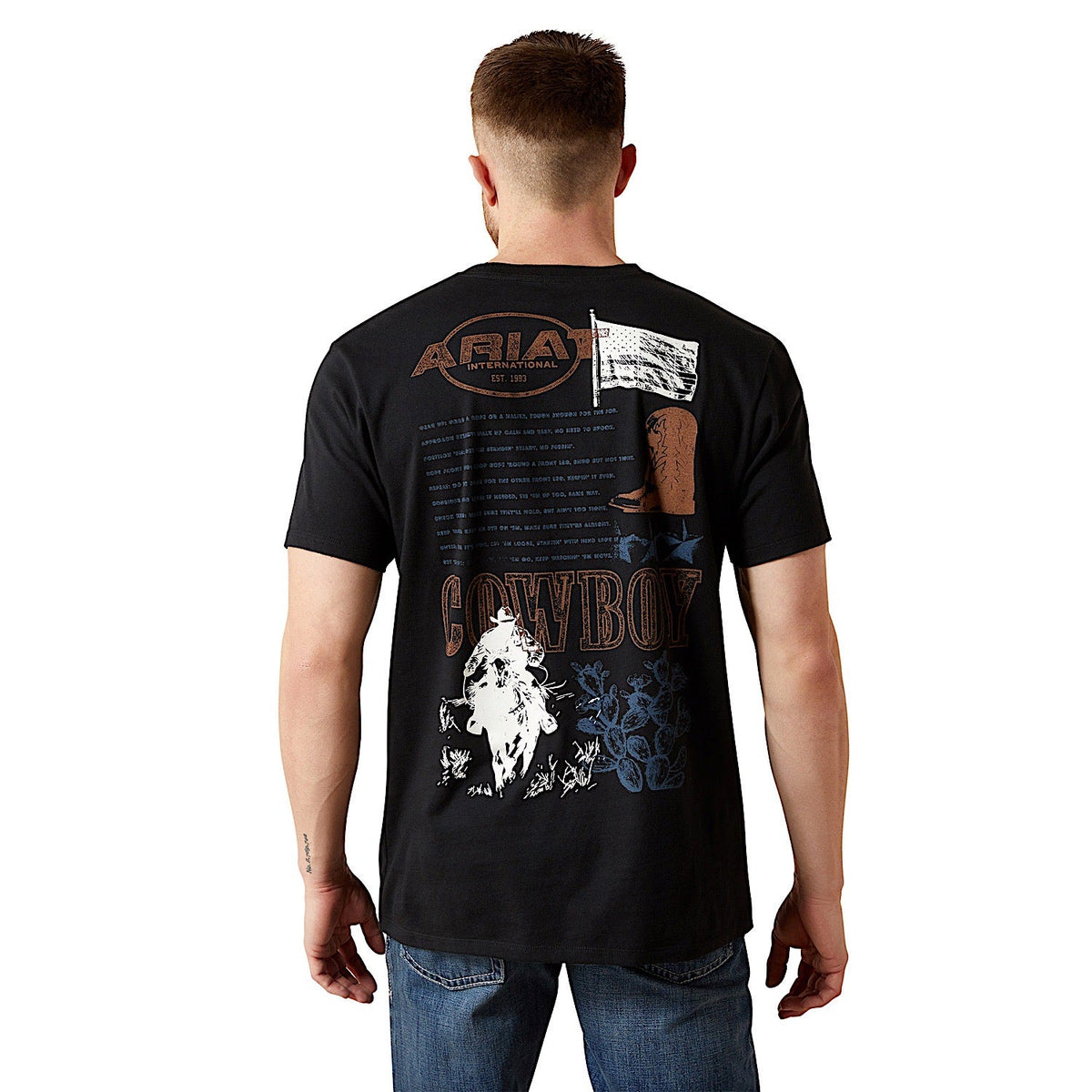 Ariat Men’s Maximal Collage T-Shirt - Black