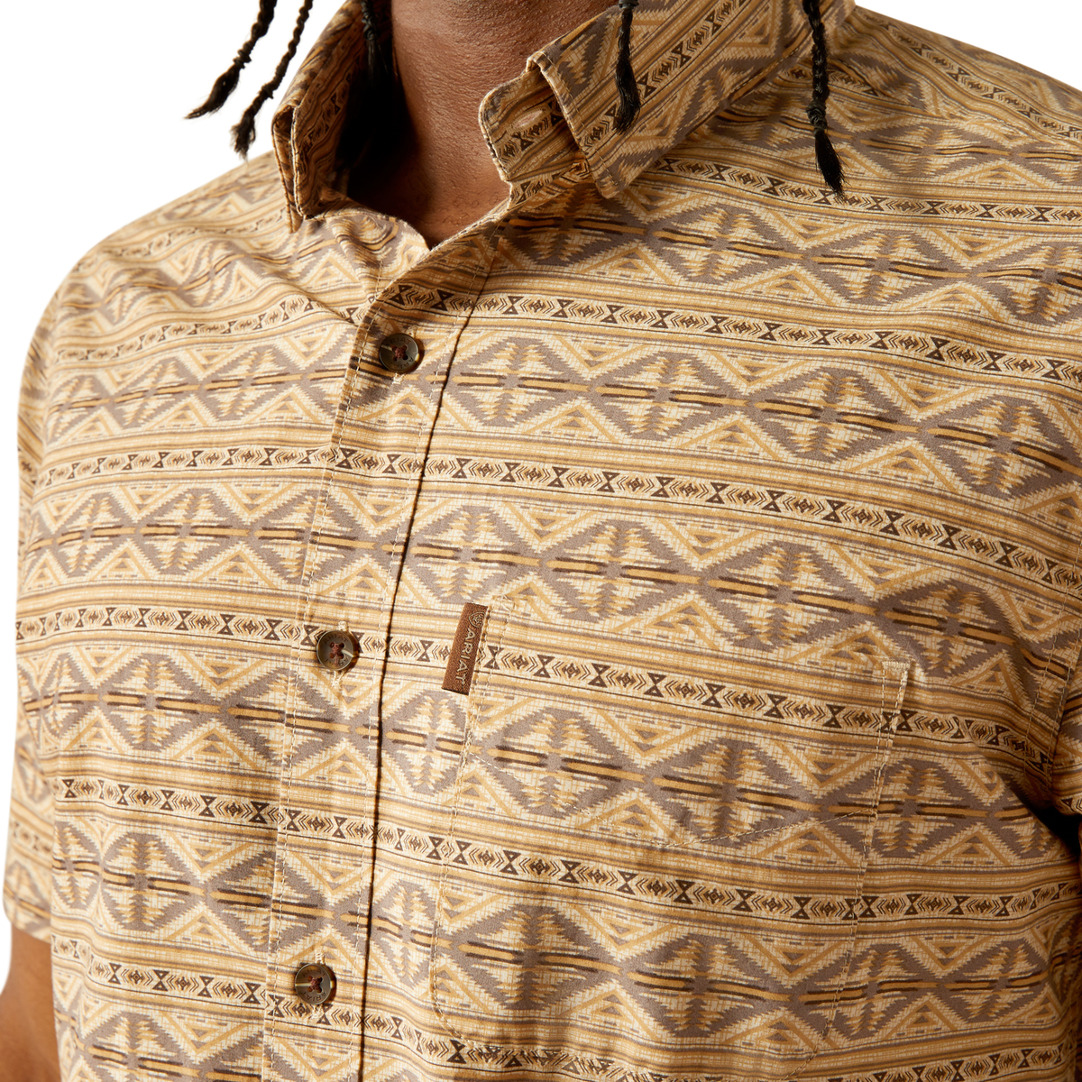 Ariat Men’s Merritt Modern Fit Shirt - Beige