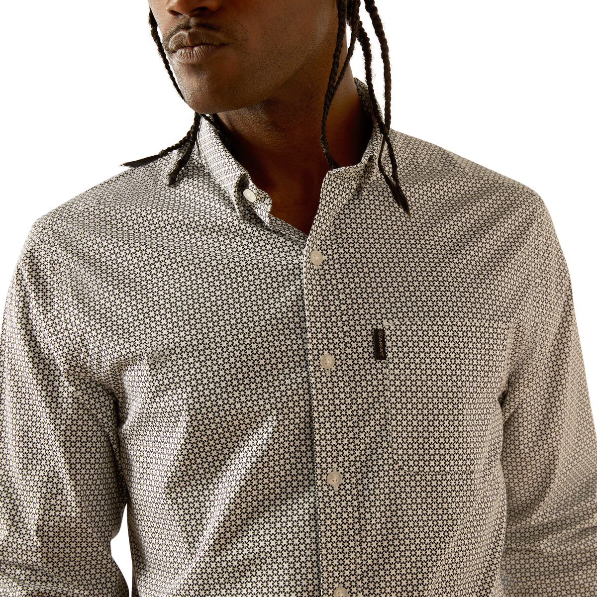 Ariat Men’s Meyer Modern Fit Shirt - White