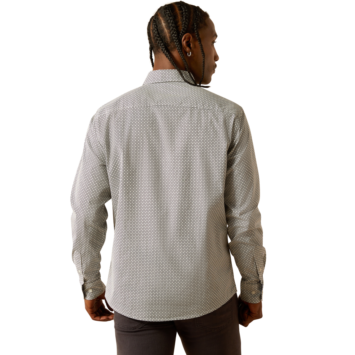 Ariat Men’s Meyer Modern Fit Shirt - White