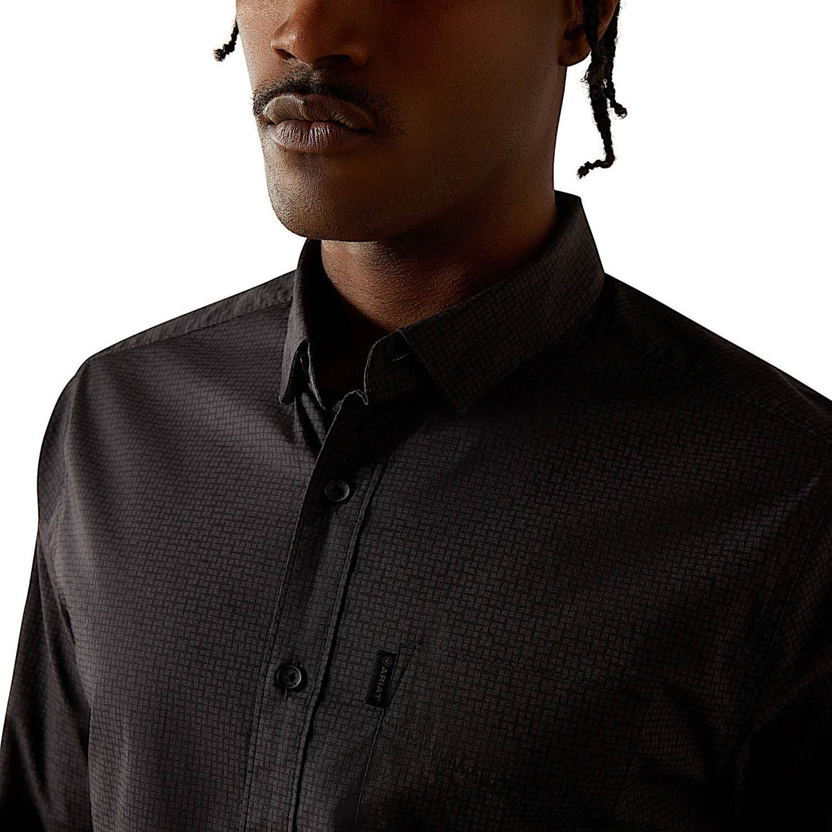 Ariat Mens Michael Modern Fit Shirt - Black
