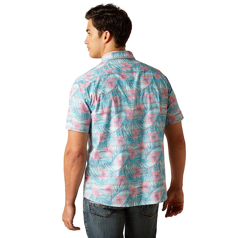 Ariat Men’s Monroe Modern Fit Shirt - Misty Jade