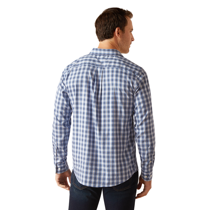 Ariat Men’s Napa Long Sleeve Shirt - Ice Blue