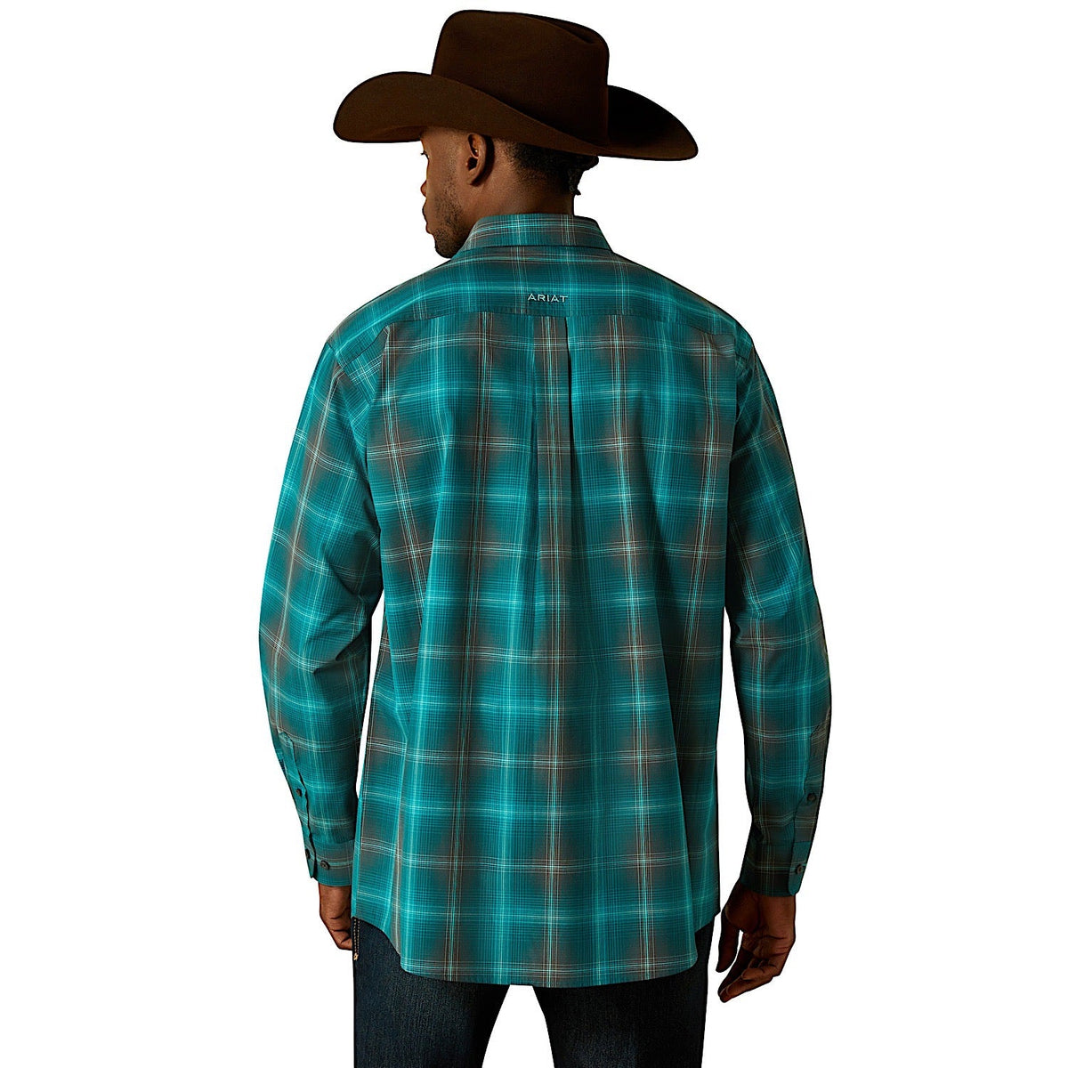 Ariat Mens Pro Series Bear Classic Fit Shirt - Dark Teal
