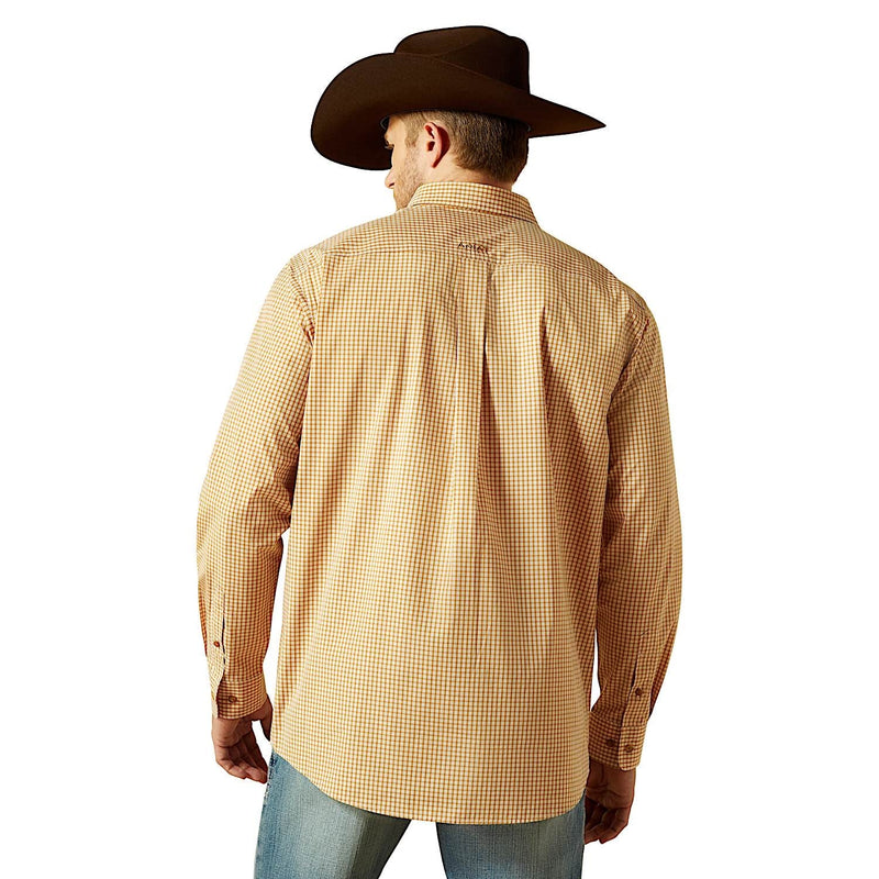 Ariat Mens Pro Series Beckett Classic Fit Shirt - Beige