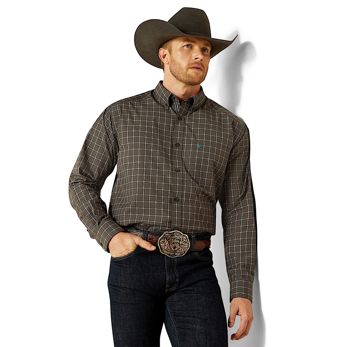 Ariat Mens Pro Series Benjamin Classic Fit Shirt - Black