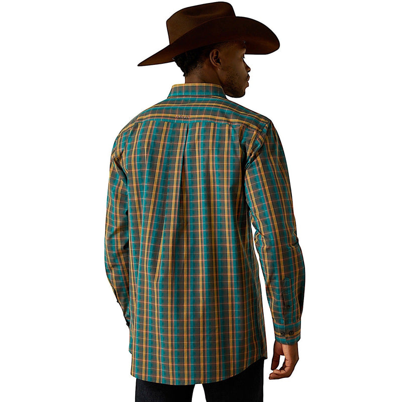 Ariat Mens Pro Series Bowie Slim Fit Shirt - Dark Teal