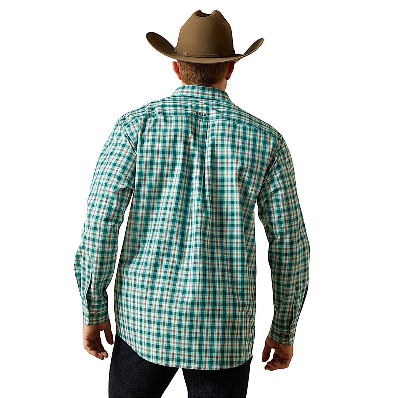 Ariat Mens Pro Series Brayden Classic Fit Shirt - Teal