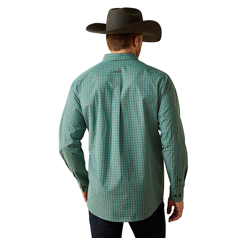 Ariat Mens Pro Series Brooks Classic Fit Shirt - Aqua Blue
