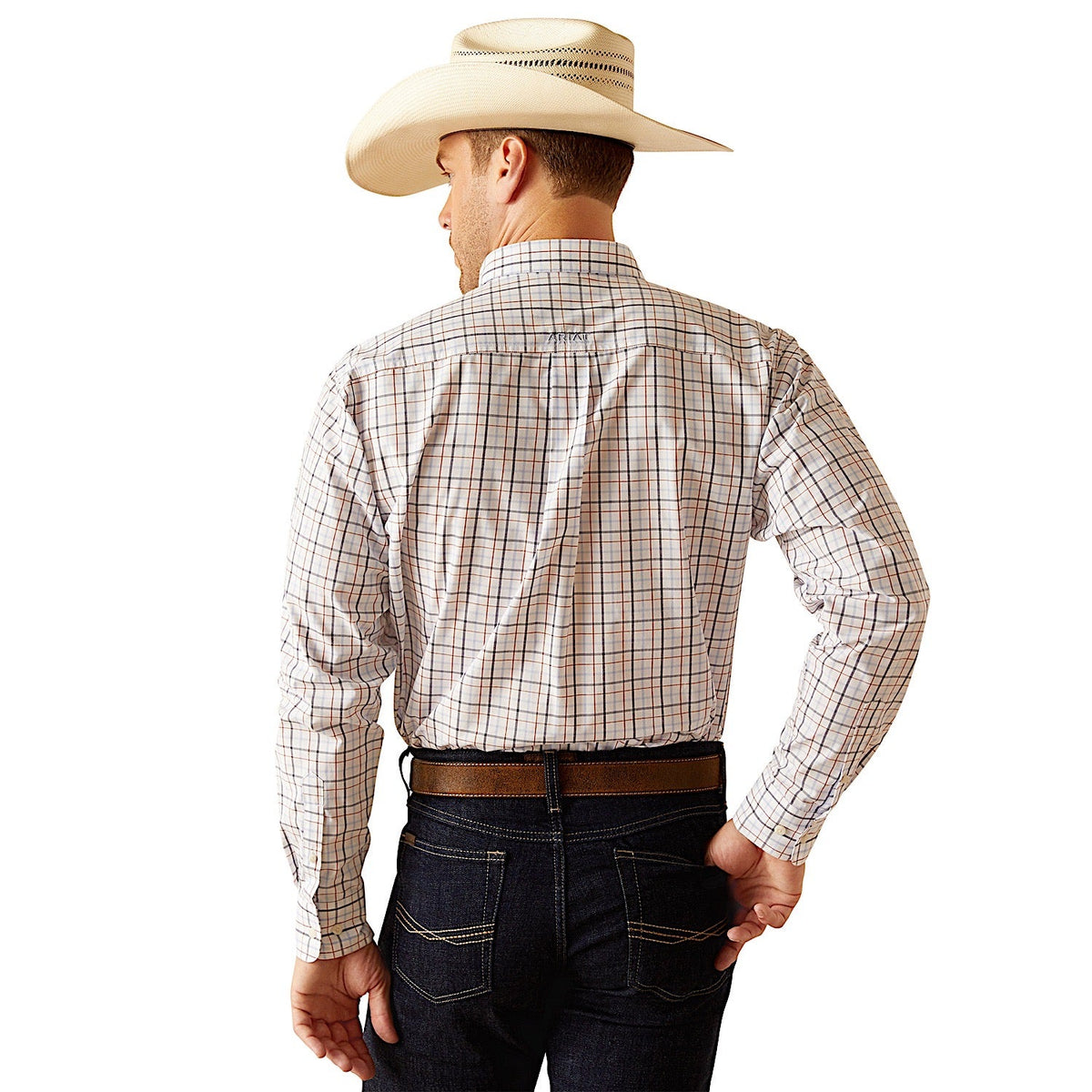 Ariat Men’s Pro Series Dan Classic Fit Shirt - White
