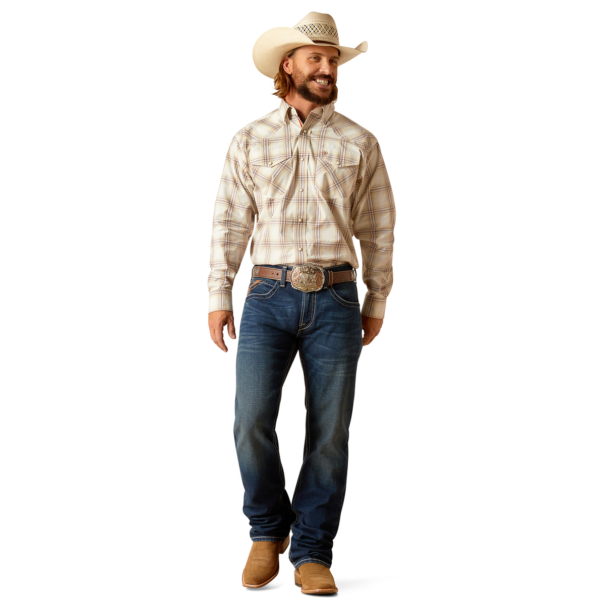 Ariat Men’s Pro Series Prescott Classic Fit Shirt - Sandshell