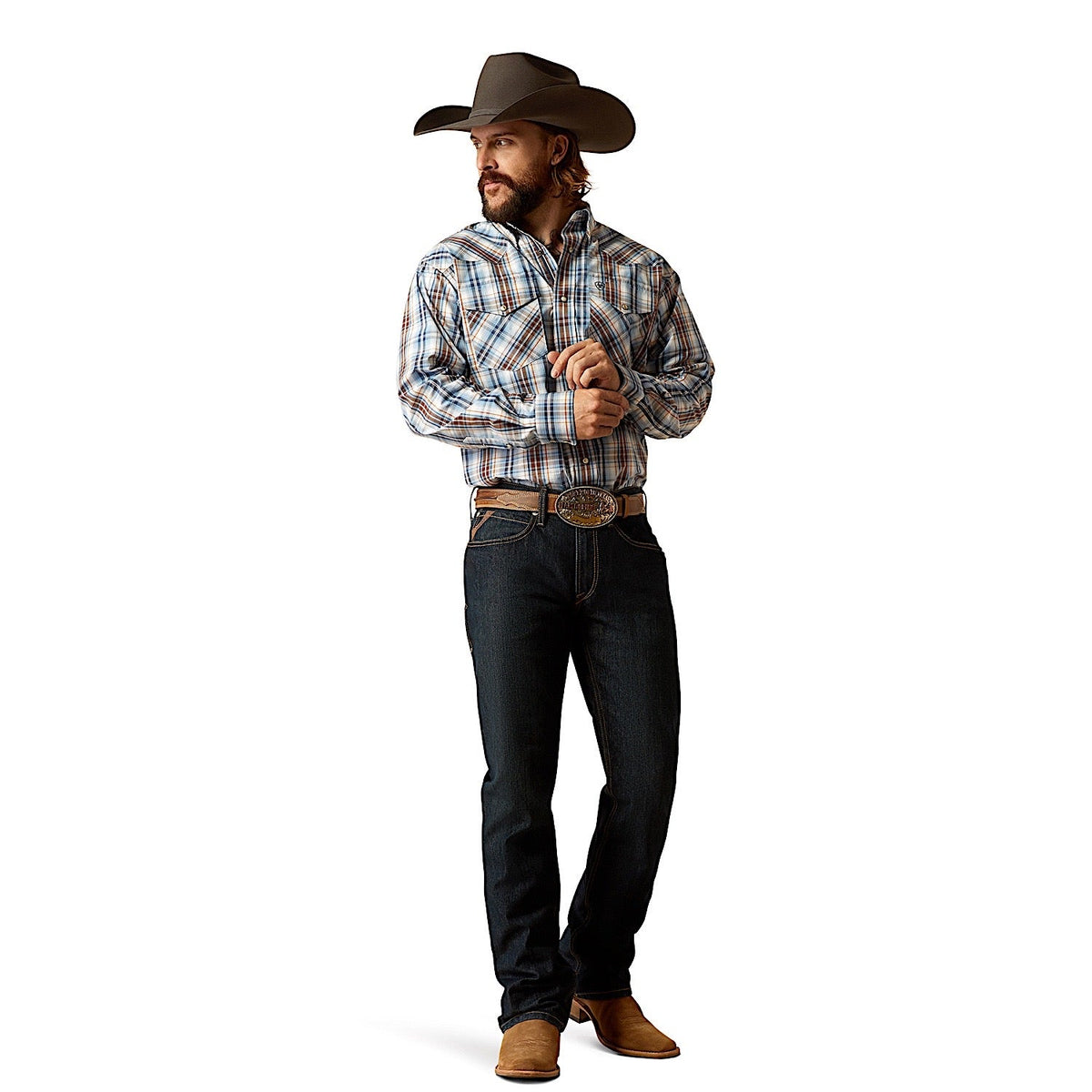 Ariat Men’s Pro Series Ryland Snap Shirt - Blue