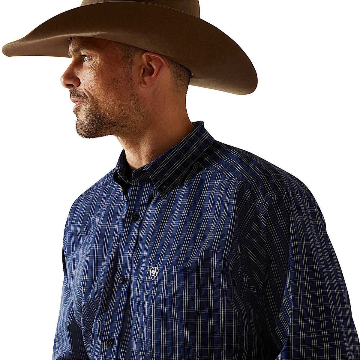 Ariat Mens Pro Series Sawyer Shirt - Dark Blue