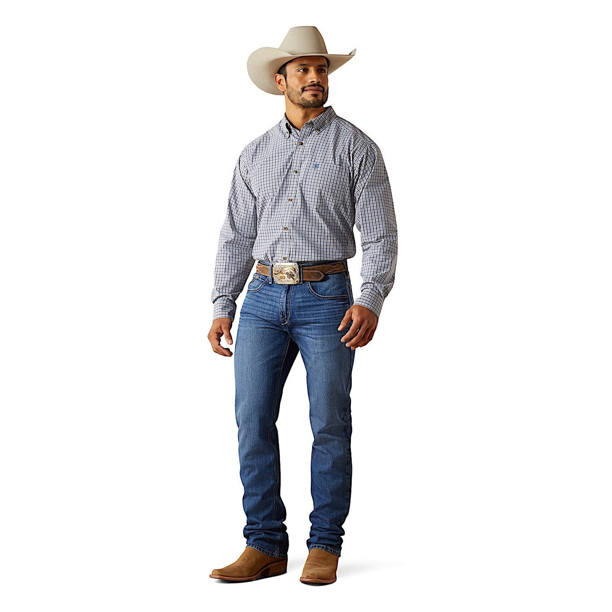 Ariat Mens Pro Series Soren Classic Fit Shirt - Light Brown