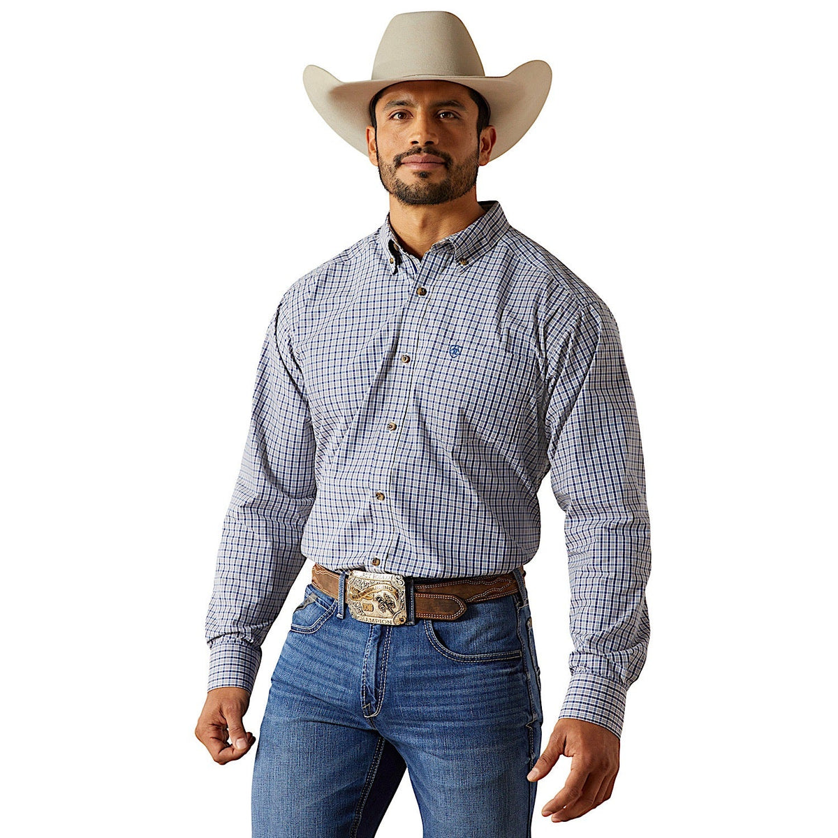 Ariat Mens Pro Series Soren Classic Fit Shirt - Light Brown