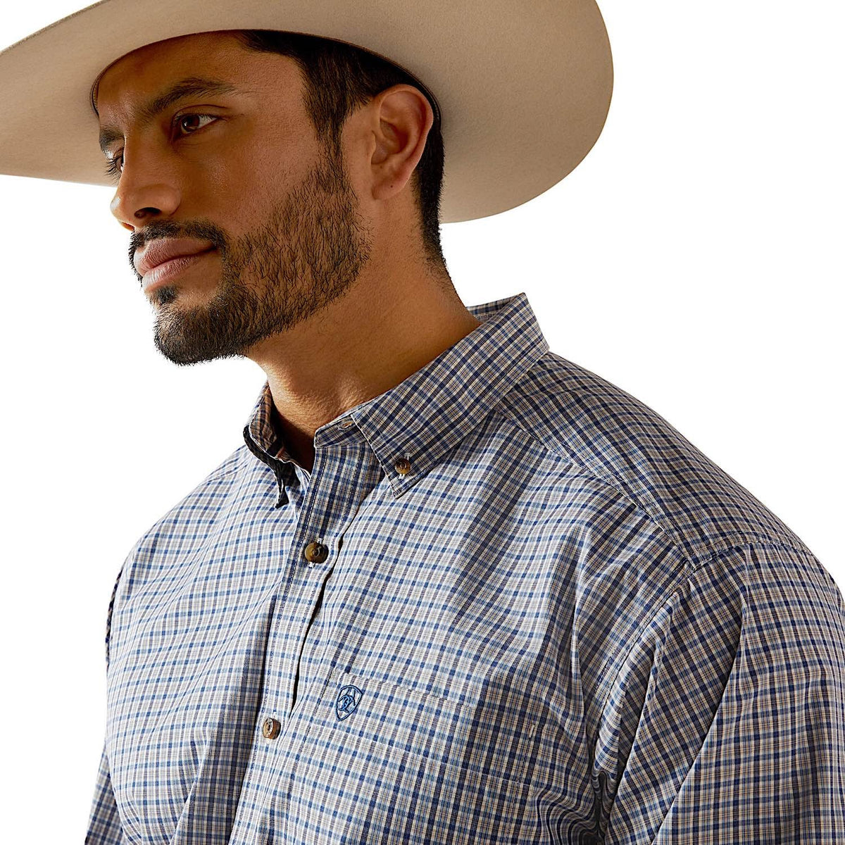 Ariat Mens Pro Series Soren Classic Fit Shirt - Light Brown