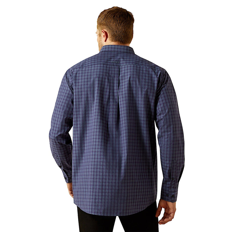 Ariat Mens Pro Series Tate Classic Fit Shirt - Navy