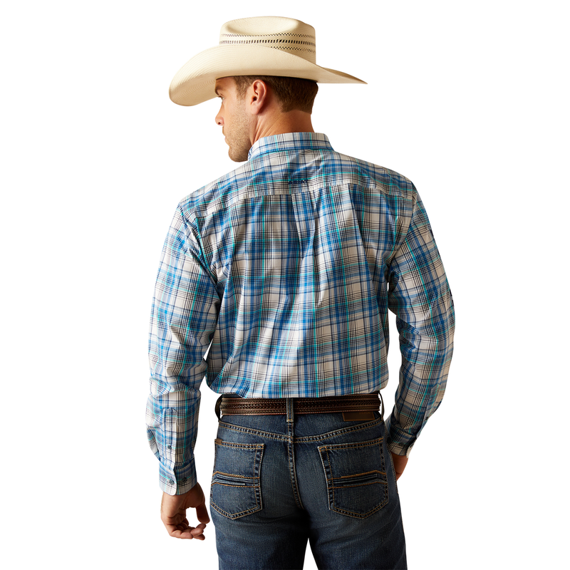 Ariat Men’s Pro Series Team Classic Fit Griffen Shirt - White