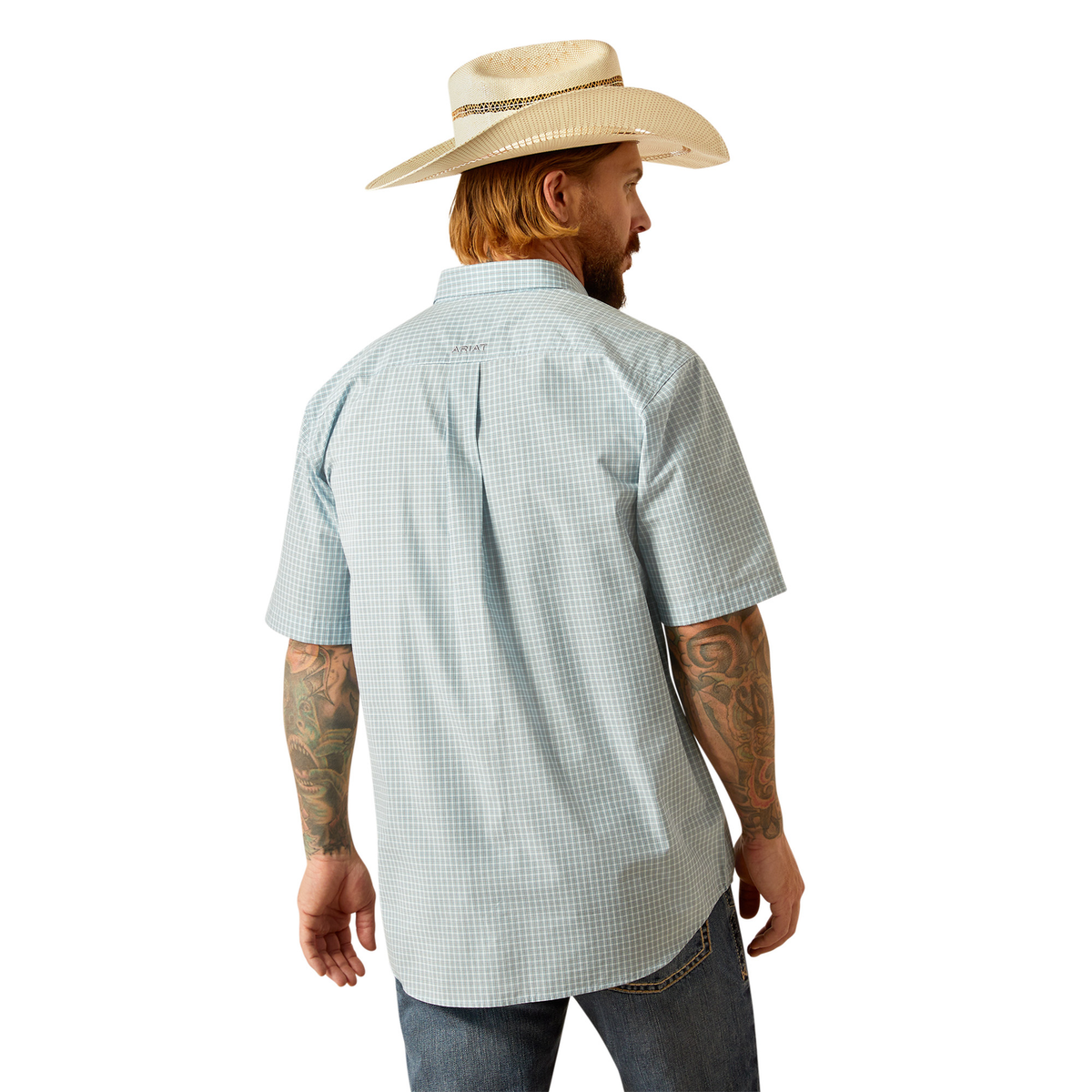 Ariat Men’s Pro Series Team Glennie Classic Fit Shirt - Turquoise