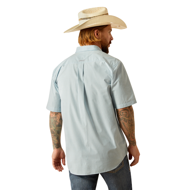 Ariat Men’s Pro Series Team Glennie Classic Fit Shirt - Turquoise