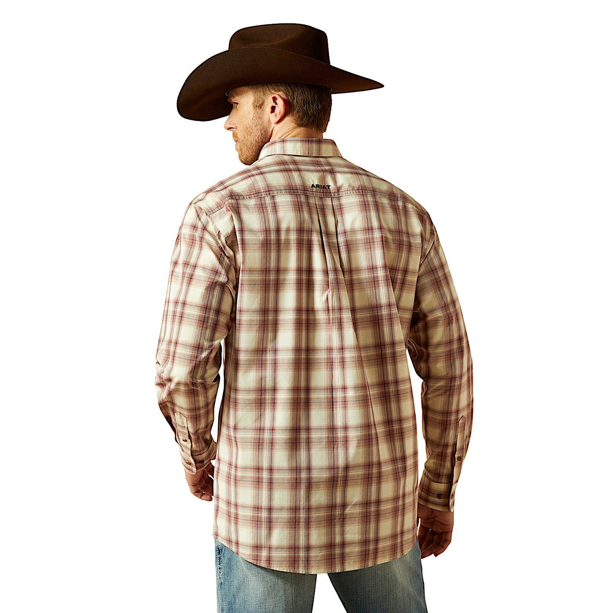 Ariat Mens Pro Series Tobias Classic Fit Shirt - Cream