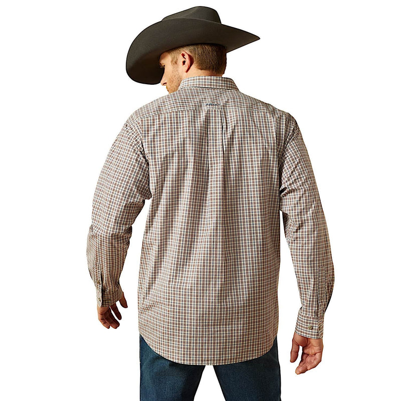 Ariat Mens Pro Series Trevor Classic Fit Shirt - Burgundy