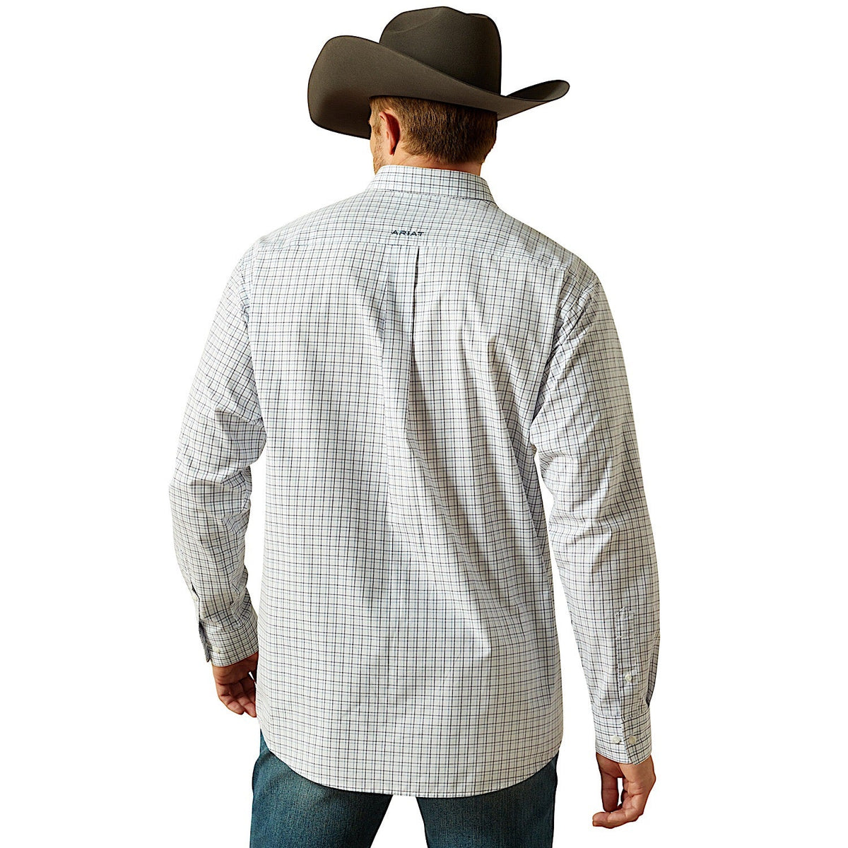 Ariat Mens Pro Series Tristan Classic Fit Shirt - White
