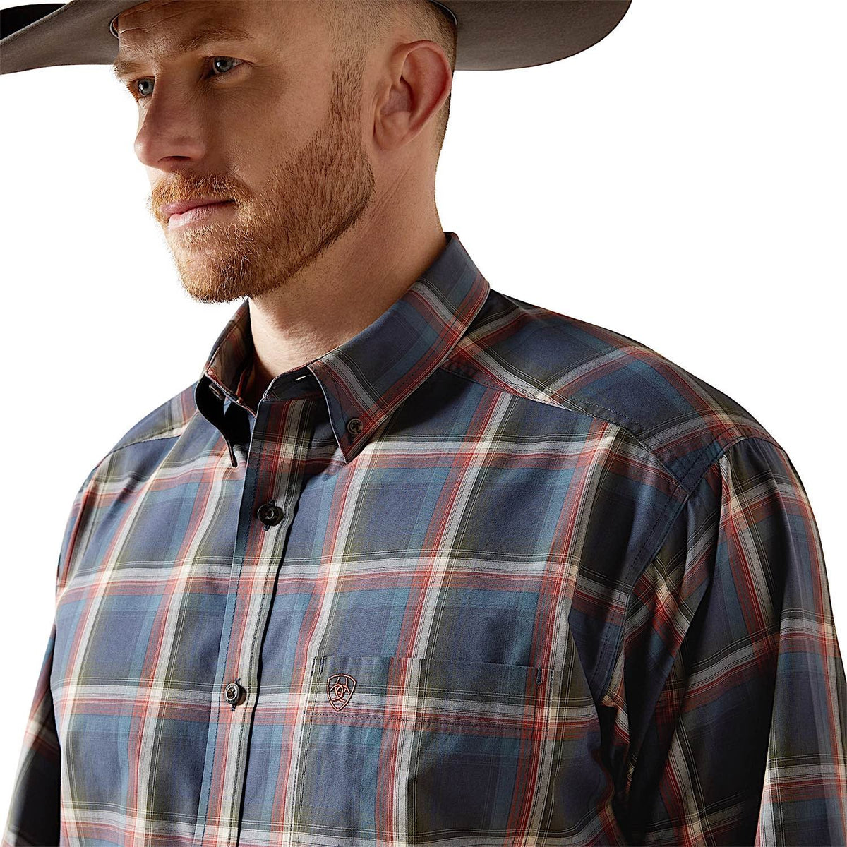 Ariat Men’s Pro Series Ward Classic Fit Shirt - Navy