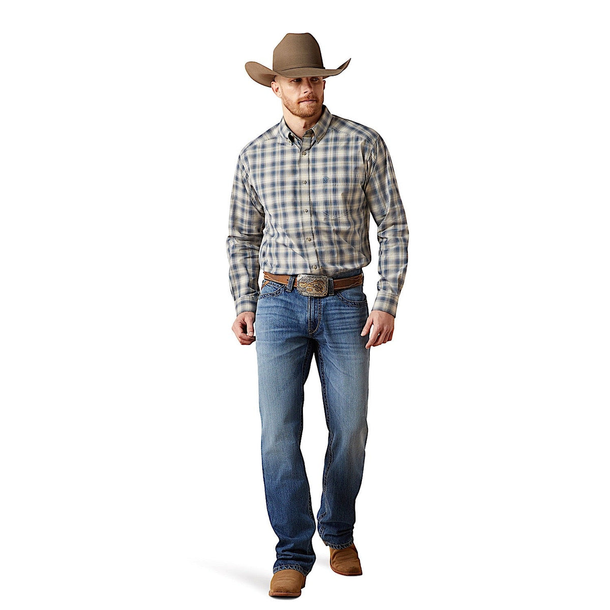 Ariat Men’s Pro Series Witten Classic Fit Shirt - Dark Blue
