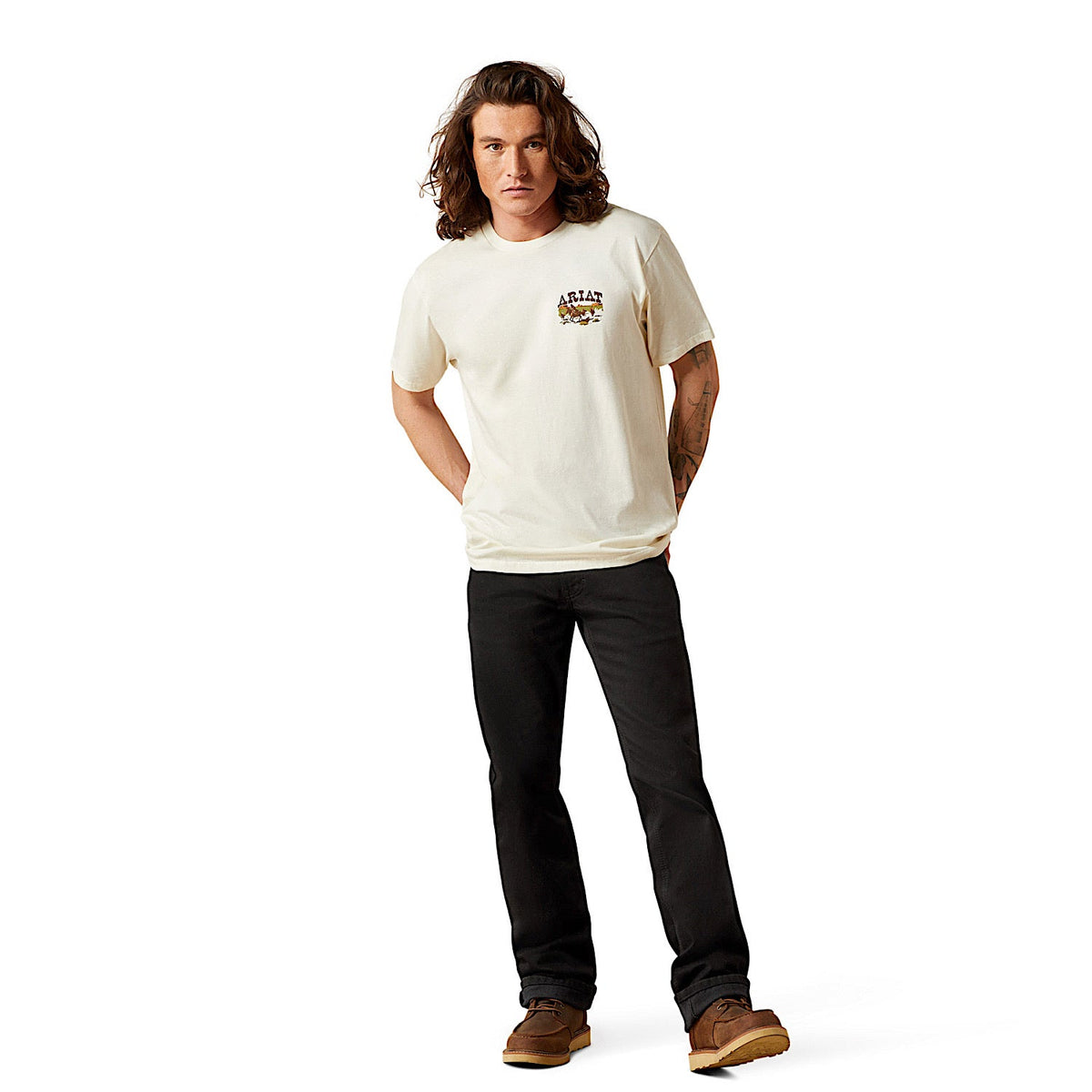 Ariat Men’s Pulp Western T-Shirt - Turtledove