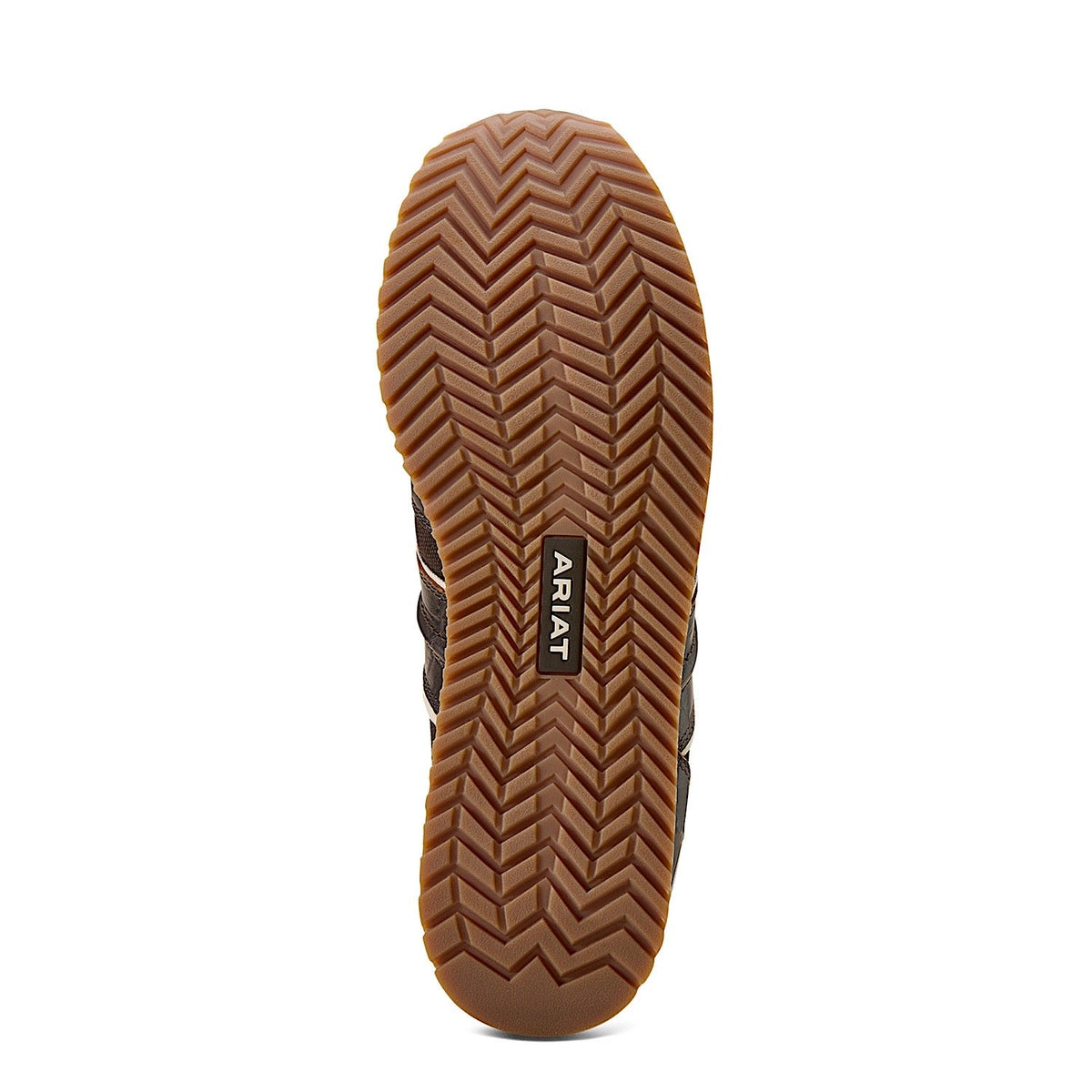 Ariat Mens Ranch Runner Choclate/Antique Tan Croc Print