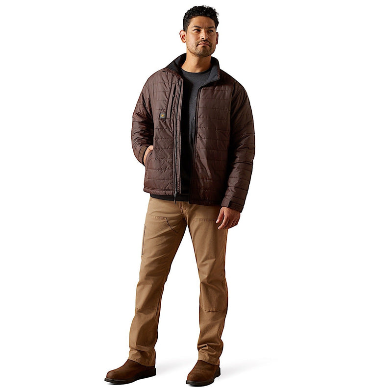 Ariat Mens Rebar Cordura Ripstop Lightweight Insulated Jacket - Mole