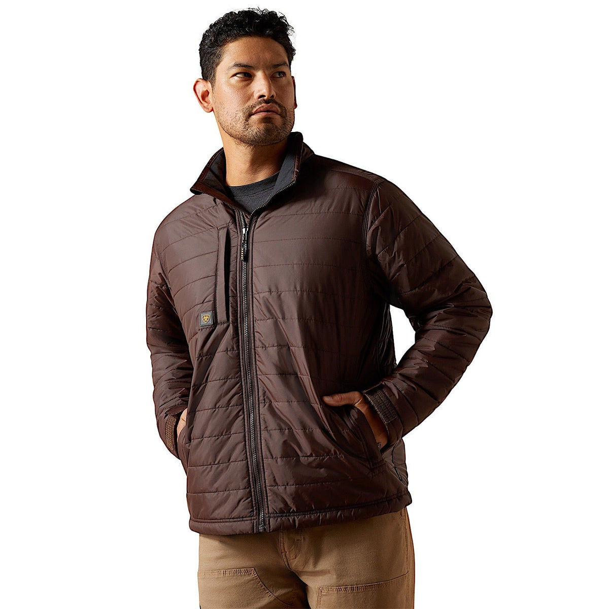 Ariat Mens Rebar Cordura Ripstop Lightweight Insulated Jacket - Mole