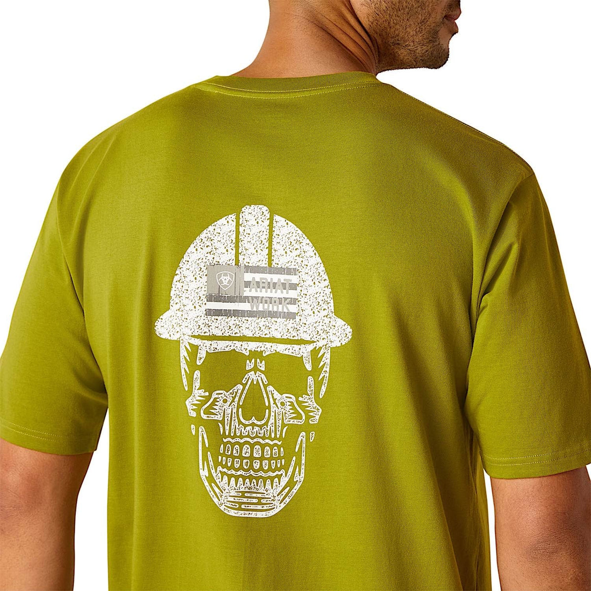 Ariat Mens Rebar Cotton Strong Roughneck Graphic T-Shirt - Going Green