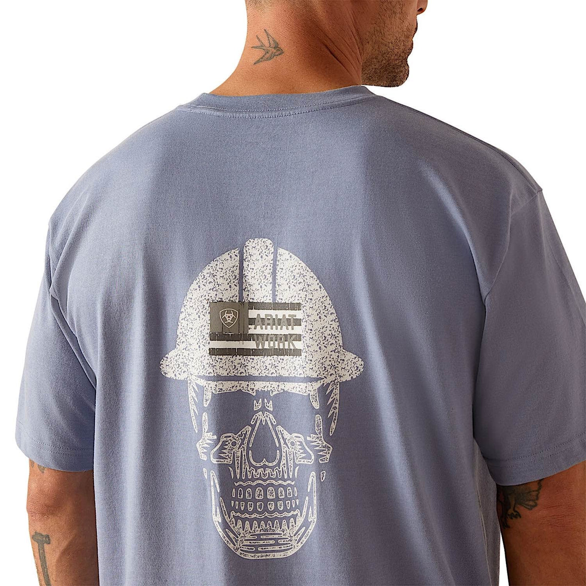Ariat Men’s Rebar Cotton Strong Roughneck Graphic T-Shirt - Infinity Heather