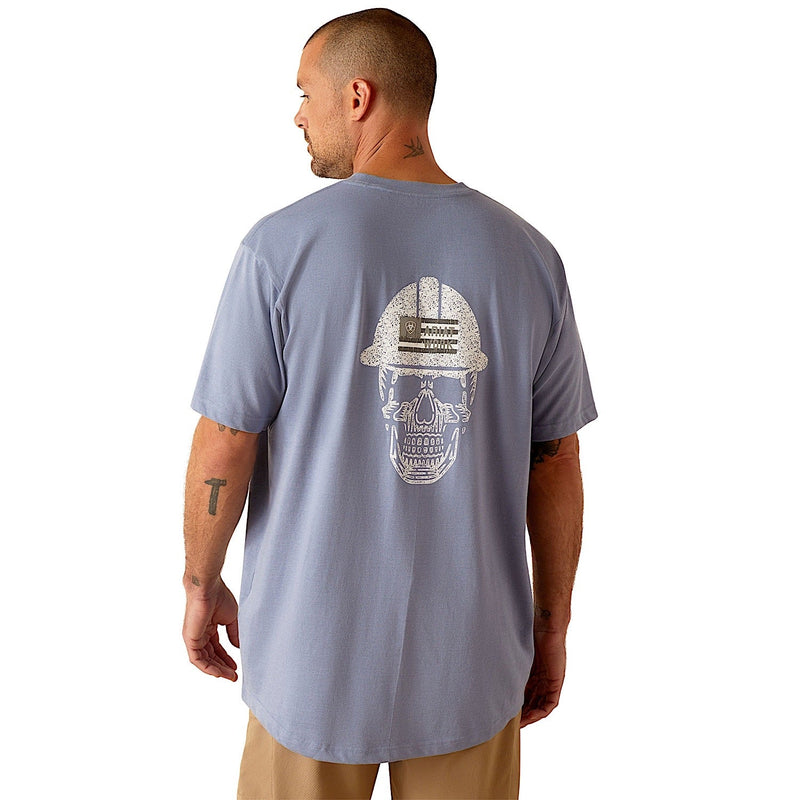 Ariat Men’s Rebar Cotton Strong Roughneck Graphic T-Shirt - Infinity Heather