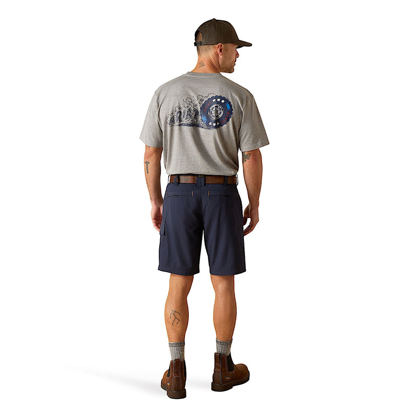 Ariat Men’s Rebar DuraStretch Workflow Ultralight Shorts - Navy