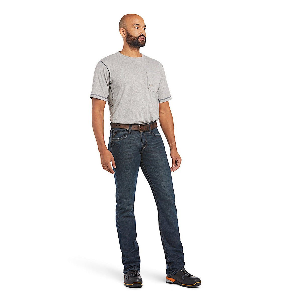 Ariat Men’s Rebar M7 DuraStretch Edge Stackable Straight Leg Jean - Bodie