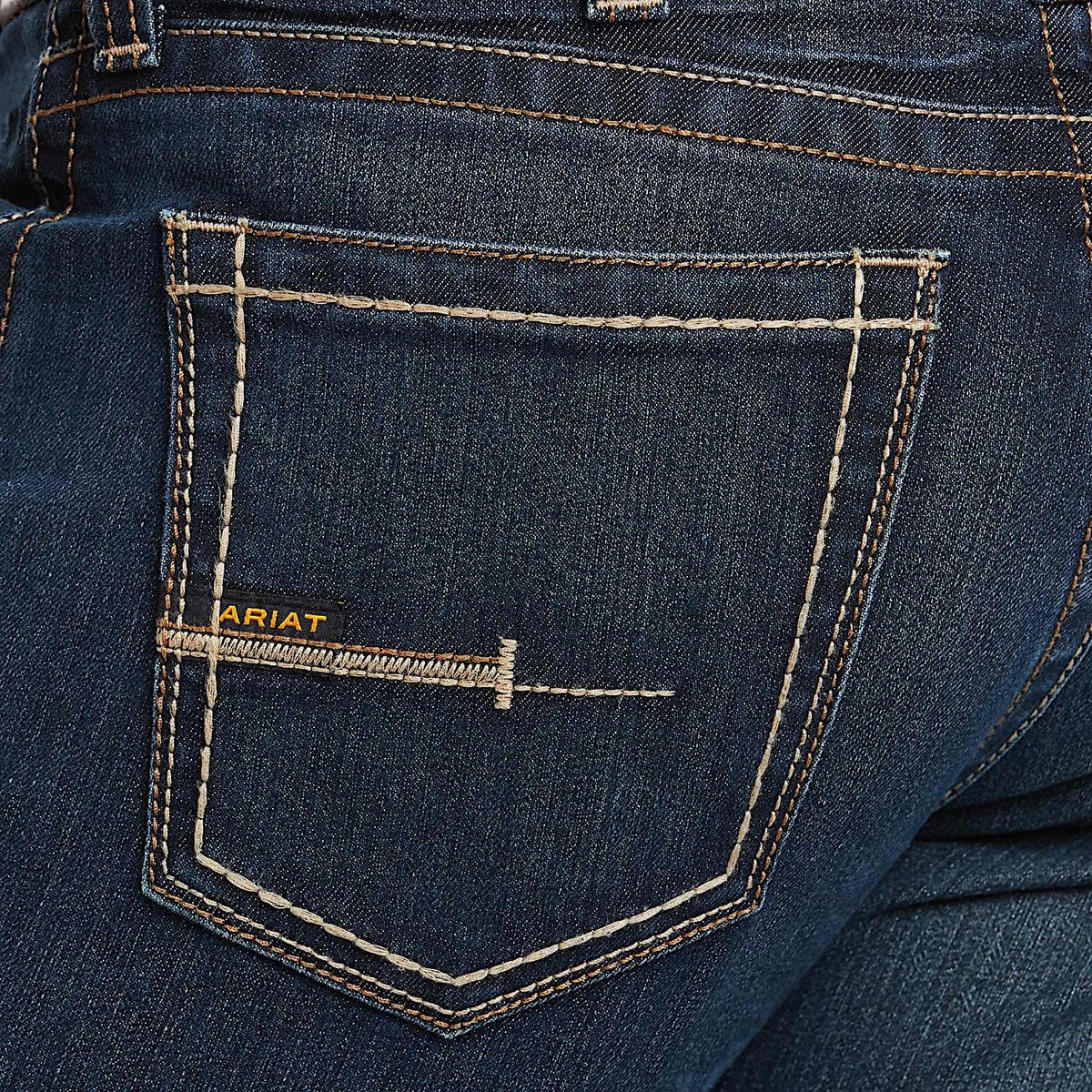 Ariat Men’s Rebar M7 DuraStretch Edge Stackable Straight Leg Jean - Bodie