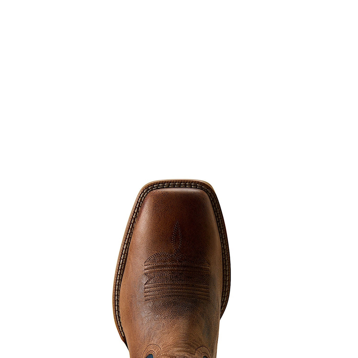 Ariat Men’s Redcliff Wide Square Toe Cowboy Boot - Autumn Tan/Midnight Azure