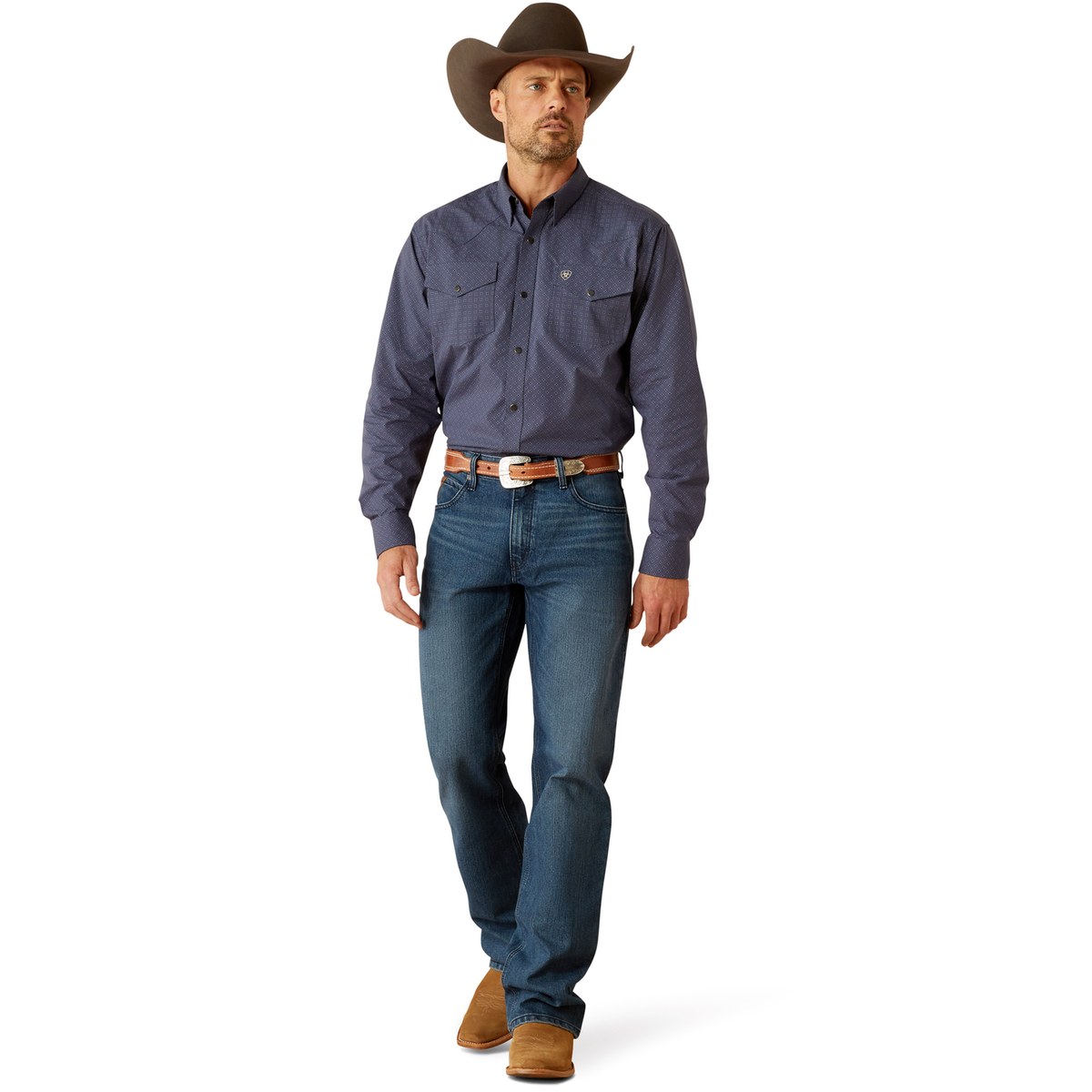 Ariat Men’s Relentless Pursuit Snap Shirt - Blue