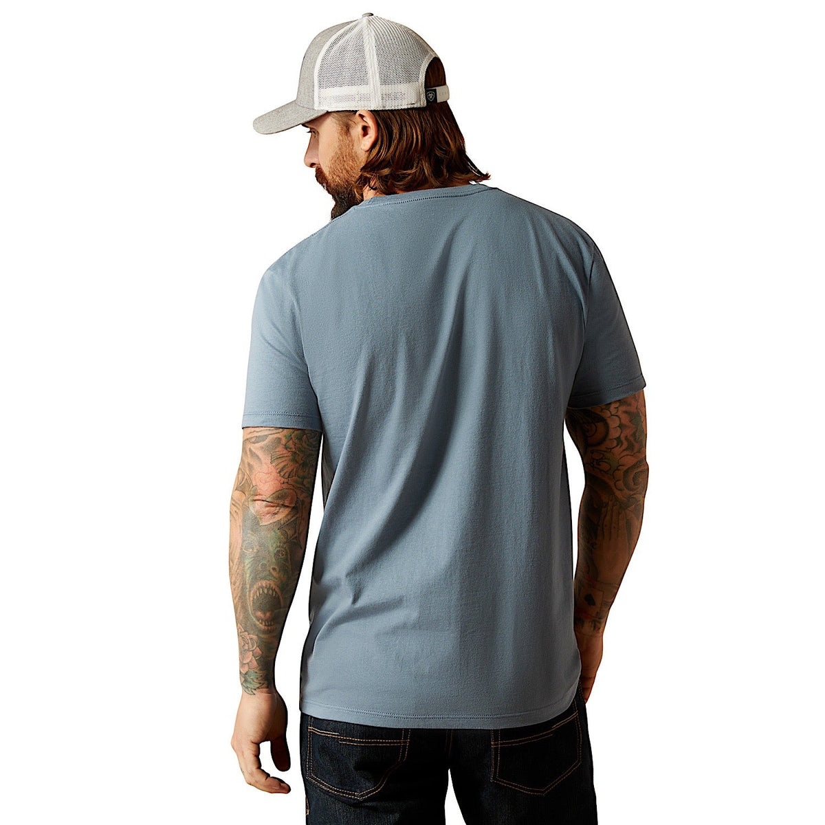 Ariat Men’s Rocky Peak T-Shirt - Light Denim