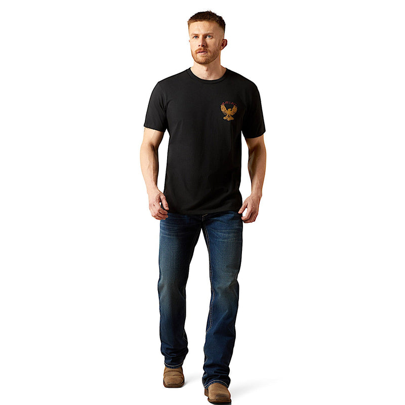 Ariat Men’s Rustic Eagle T-Shirt - Black