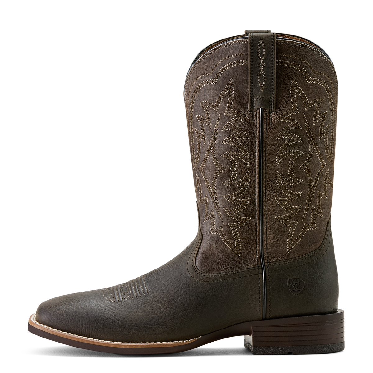 Ariat Men's Ryden Ultra Western Boot - Smokey Brown/Dustry Taupe