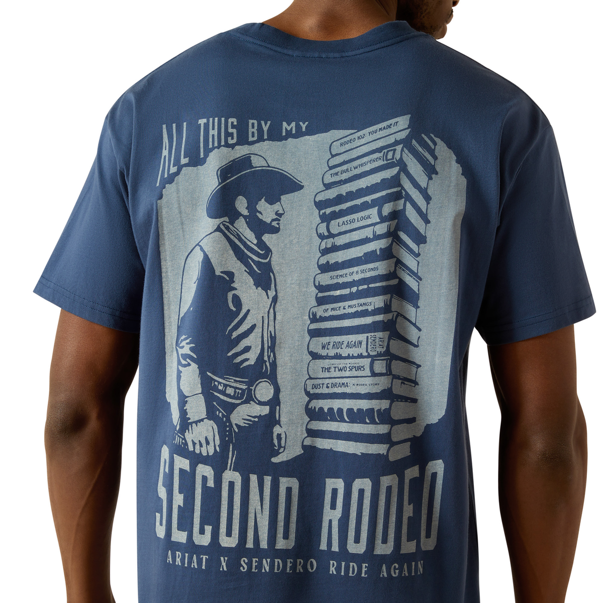 Ariat Mens Sendero Second Rodeo Tee - Dark Denim