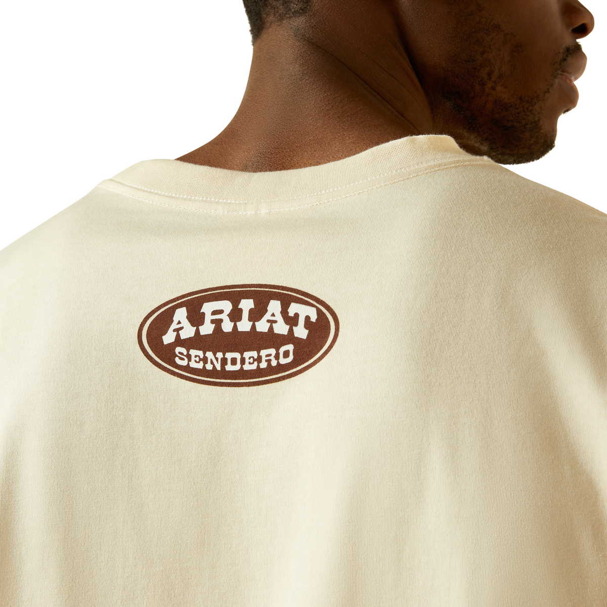 Ariat Mens Sendero Slow Horses Tee - Sandshell